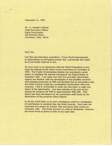 Letter from Mark H. McCormack to E. Mandel de Windt