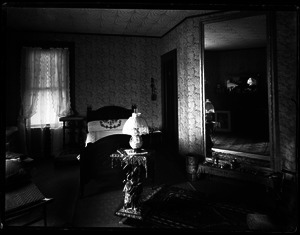 Interior of a bedroom in an unidentified house