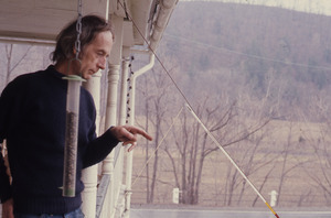 Bob Watts on his porch