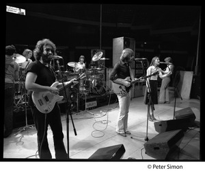 Grateful Dead performing on stage