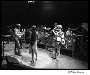 Grateful Dead performing on stage