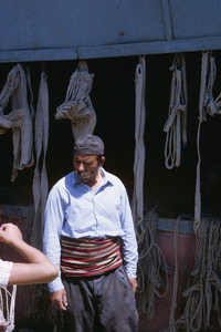 Gypsy rope seller detail