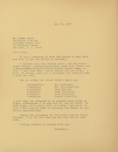 Letter from Judi Chamberlin to Donna Gould