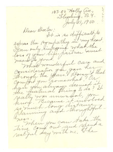 Letter from Louise Latimer to W. E. B. Du Bois
