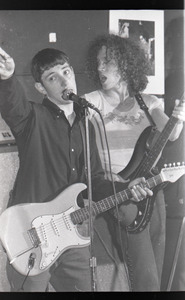 Jonathan Richman and the Modern Lovers at Sandy's: Richman on guitar, with Ernie Brooks