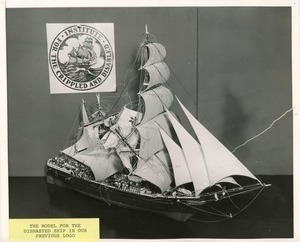 Model for the dismasted ship in ICD logo