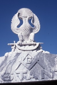 Masonic Cemetery (New Orleans, La.): Masonic stone