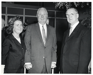 Mary Collins, Mayor John F. Collins, and Eamon de Valera, President of Ireland
