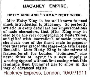 Hetty King and "Yuma" Next Week