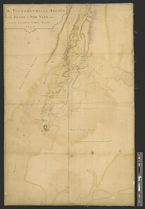 A topographical sketch of the island of New York, with part of the circumjacent country