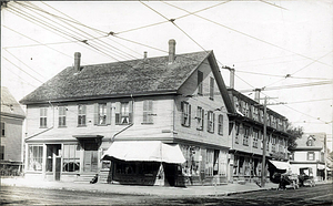Western Avenue and Chestnut Street, west corner