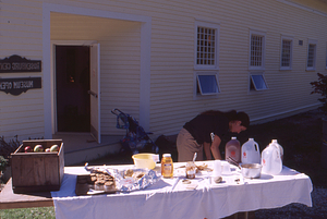 Hopkins Forest Fall Festival, 1999. 3. Refreshment table.