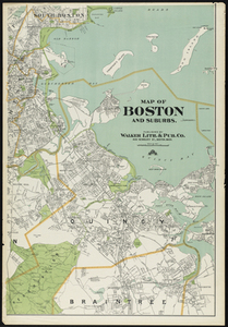 Map of Boston and Suburbs
