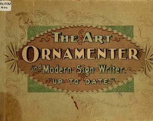 Art ornamenter and modern sign writer : "Up to date."