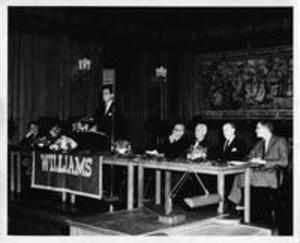 Panel inside Chapin Hall, 1958