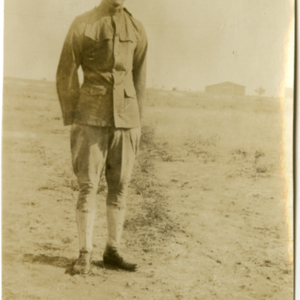 Camp MacArthur - Waco, Texas - World War I - a soldier