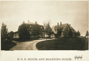 D. G. K. House and College Boarding House at Massachusetts Agricultural College