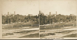 Park and college in Amherst, Massachusetts
