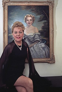 Christine Jorgensen at her Home in Hollywood, California