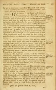 1805 Chap. 0075. An Act To Incorporate Jonathan Hunewell And Others Into A Society, By The Name Of The Massachusetts Charitable Mechanic Association.