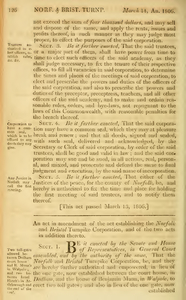 1805 Chap. 0106. An Act In Amendment Of The Act Establishing The ...