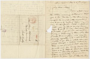 Edward Hitchcock letter to Mary Hitchcock, 1841 December 26