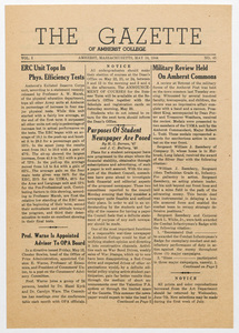 The gazette of Amherst College, 1944 May 19