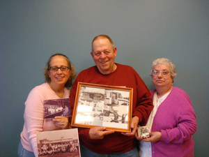 Al Tremblay, Mary Tremblay and Suzanne Braga at the New Bedford Mass. Memories Road Show