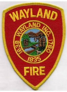 Wayland Fire Department--uniform shoulder patch