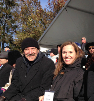 Paul Cripps and Michele Pecoraro Thanksgiving Parade 2014