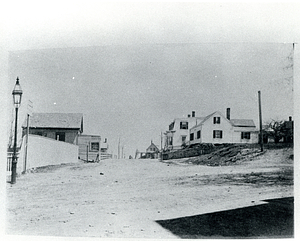 Looking east on Union Street from Neponset Street