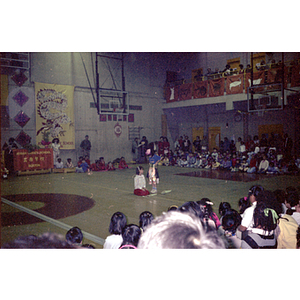 Performers at a Chinese Progressive Association New Year's event