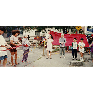 Ribbon-cutting at Recreation Day fair