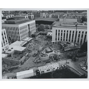 Construction of Thomas E. Cargill Hall (School of Law building)