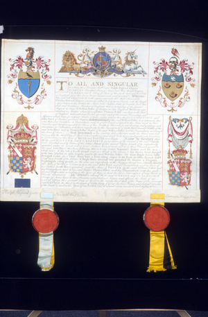 Coat of Arms in Document Box