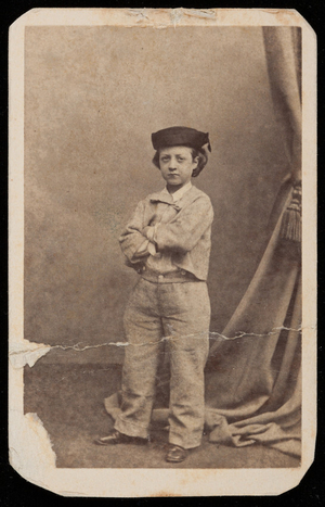 Studio portrait of Alec Ransom, Boston, Mass., undated