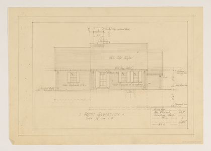 Fannie D. Lent house, Sterling, Mass.