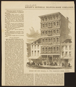 Fowle's new iron building, no. 164 Washington Street, Boston