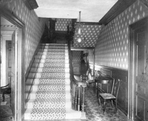 Apthorp House, Linden St., Cambridge, Mass., Corridor./Stairwell..