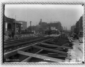 Huntington Avenue subway construction, Boston, Mass., December 30, 1938