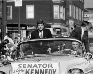 Senator John F. Kennedy, Foster Furcolo Parade, East Boston, 1956