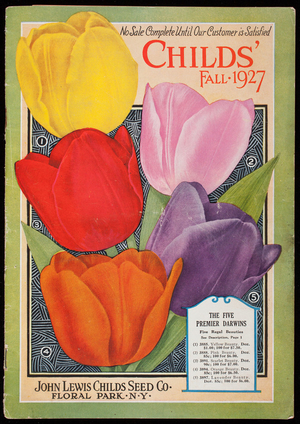 Childs' fall 1927, John Lewis Childs Seed Co., Floral Park, New York
