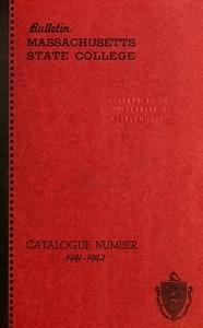 Catalogue of the College, 1941-42. Bulletin Massachusetts State College vol. 34, no. 1