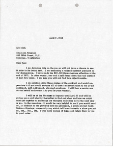 Letter from Mark H. McCormack to Ann Peterson