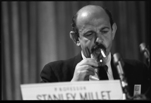 Stanley Millet, panelist at the National Teach-in on the Vietnam War