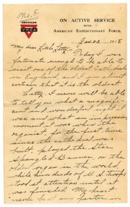 Letter from Frank F. Newth to Letitia Crane