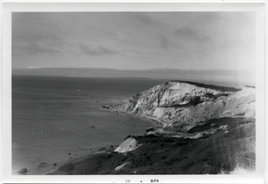 Cliffs of Gay Head on Martha's Vineyard Island off Cape Cod