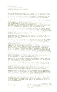 National Council of the Arts, Sciences, and Professions press release