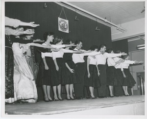 Performers at Thanksgiving celebration