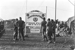 Headquarters of the 3rd Brigade, 9th Infantry Division at Dong Tam.